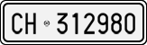 License plate of Italy, Cars (1927 year series)