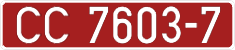 License plate Belarus, Diplomatic