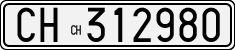 License plate of Italy, Cars (1927 year series)