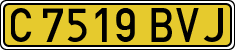 License plates of Spain, Specialty plates