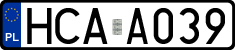 License plates of Poland, Authorities