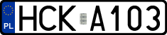 License plates of Poland, Authorities