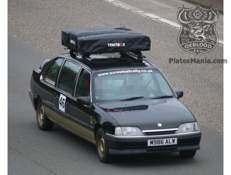 M986 ALW, Vauxhall Carlton