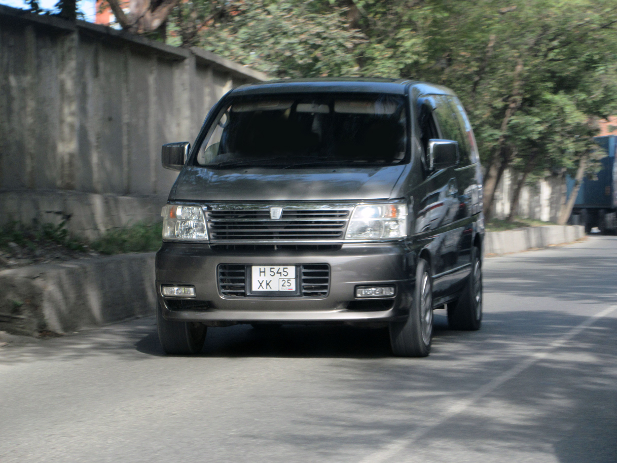 н 545 хк 25, Nissan Elgrand 1st gen Caravan Elgrand / Homy Elgrand (E50), 1997–2002