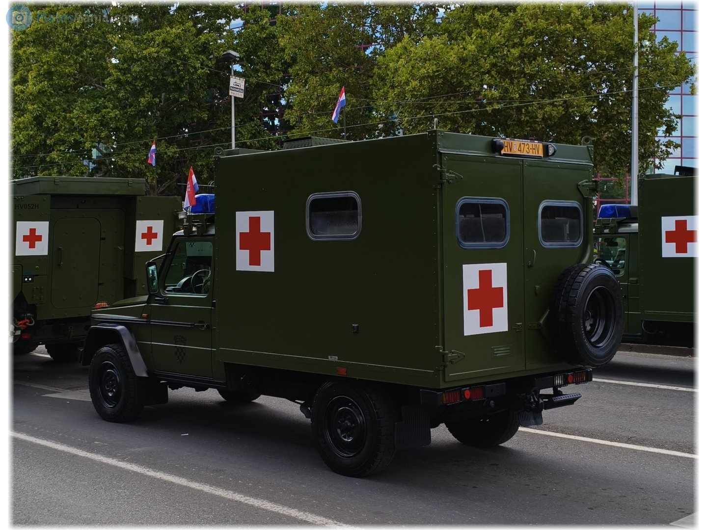 HV 473-HV, Mercedes-Benz G-Klasse Wolf 4×4 Chassis (W460/W461/W462; Military-spec), 1979–