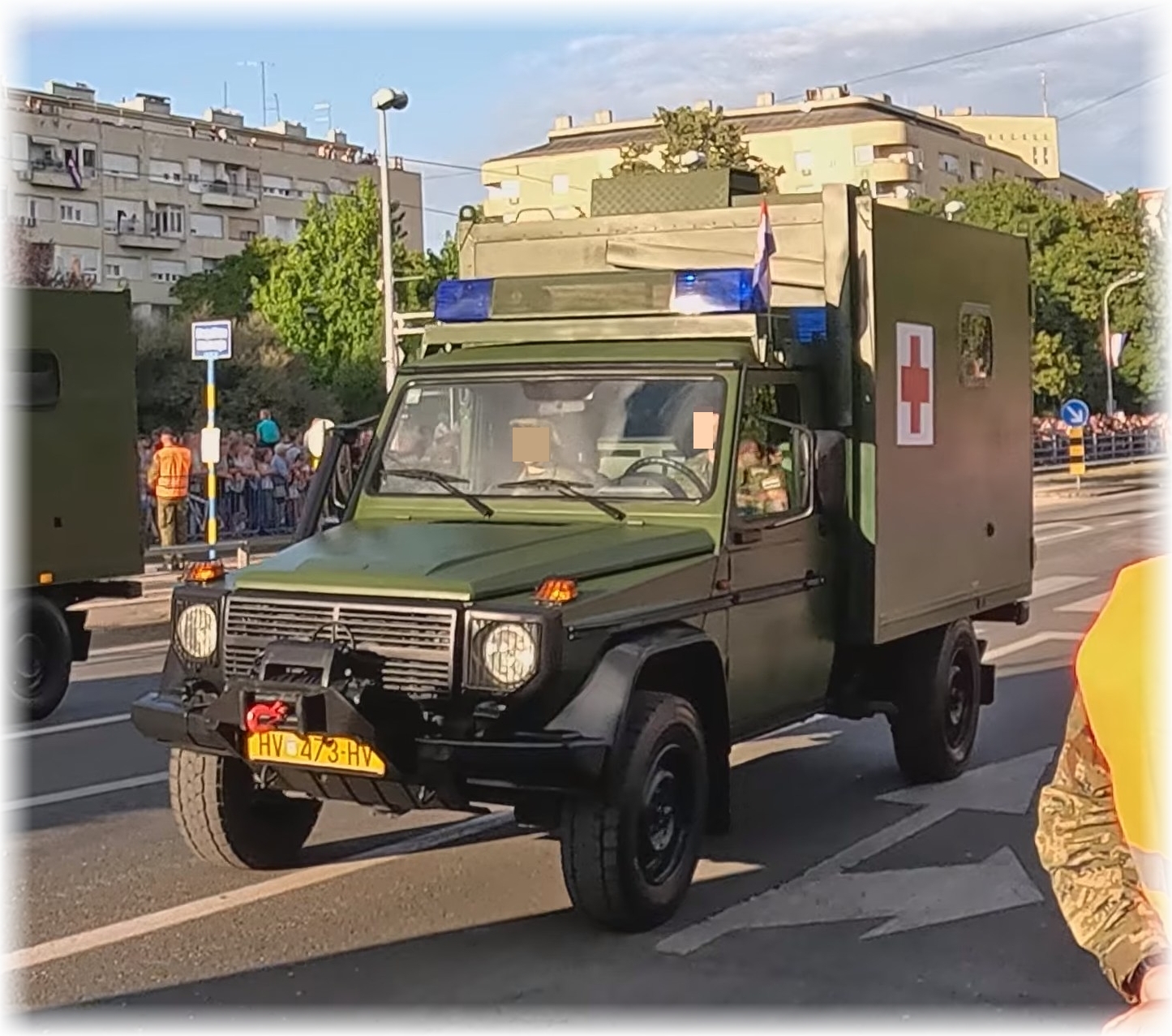 HV 473-HV, Mercedes-Benz G-Klasse Wolf 4×4 Chassis (W460/W461/W462; Military-spec), 1979–