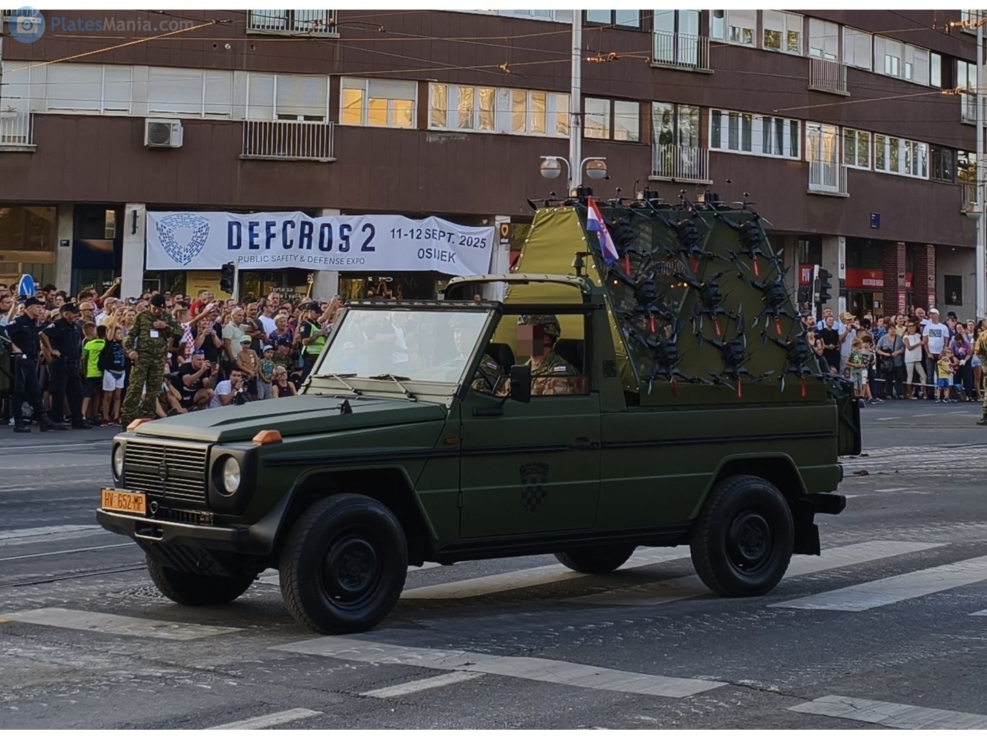 HV 652-MP, Steyr Daimler-Puch G-Klasse 3-door Open-Roof SUV (W460/W461; Military-market), 1979–2000