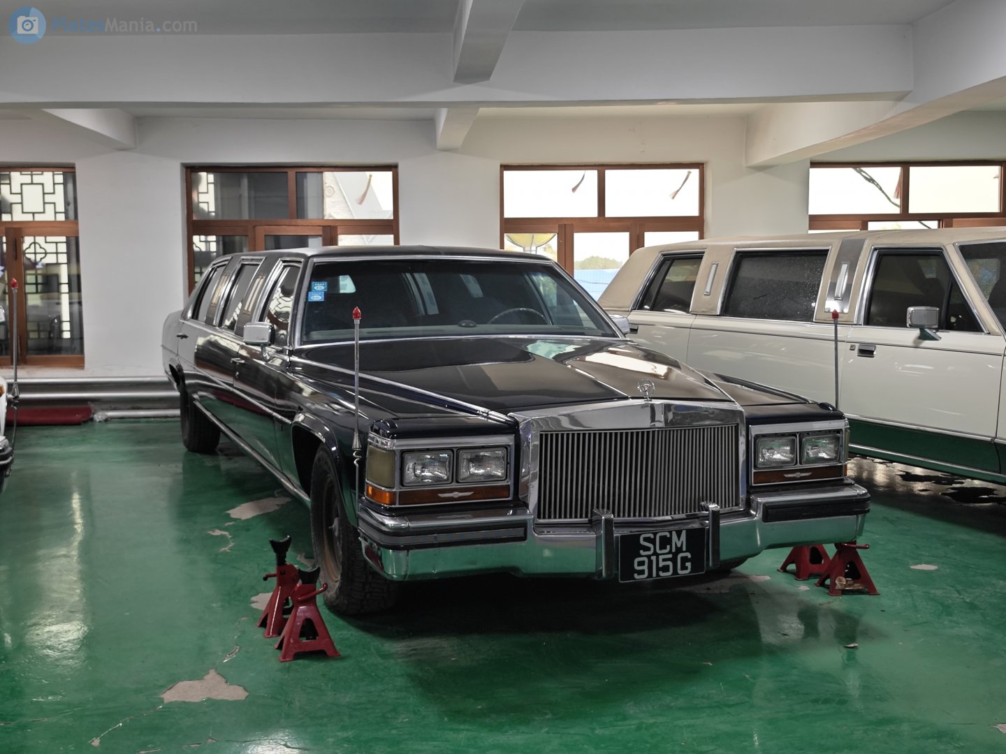 SCM 915 G, License plate without vehicle 