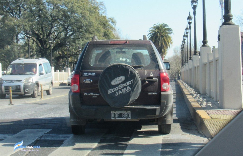 KQF 890, Ford EcoSport 1st gen (BV226; LATAM-market), facelift, 2007–2012