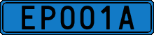 License plate of Sweden, Diplomatic