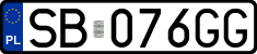 License plates of Poland, Regular car plates