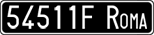 License plate of Italy, Cars (1927 year series)