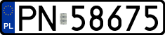 License plates of Poland, Regular car plates