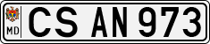 License plate of Moldova, Cars (1992)