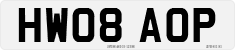 License plate of the United Kingdom, 2001 year system
