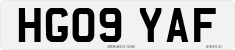 License plate of the United Kingdom, 2001 year system