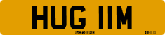 License plate of the United Kingdom, 1963 year system