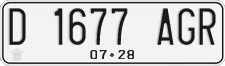 License plate of Indonesia, Regular plates