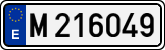 License plates of Spain, 1900 year series