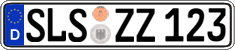 German license plate, Regular plates