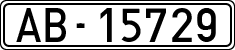 License plates of Spain, 1900 year series