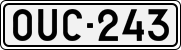 License plate of Finland, Cars