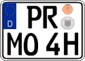 German license plate, Plates for oldtimers (type 