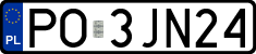 License plates of Poland, Regular car plates