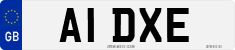License plate of the United Kingdom, 1983 year system
