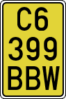 License plates of Spain, Specialty plates