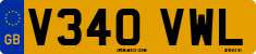 License plate of the United Kingdom, 1983 year system