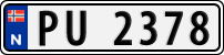 License plate of Norway, Trailers, motorcycles, special vehicles