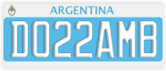 License plate of Argentina, Diplomatic