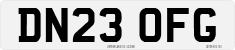 License plate of the United Kingdom, 2001 year system