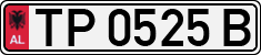 License plate of Albania, Cars (1993)