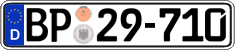 German license plate, Authorities and federal agencies