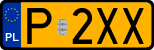 License plates of Poland, Oldtimers