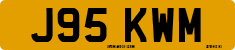 License plate of the United Kingdom, 1983 year system