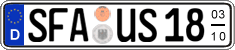 German license plate, Seasonal plates