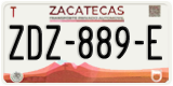 Zacatecas, Cars (AAA-000-A)