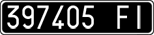 License plate of Italy, Cars (1927 year series)
