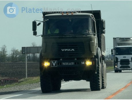 9658 ав 25, Ural (UralAZ) 6370