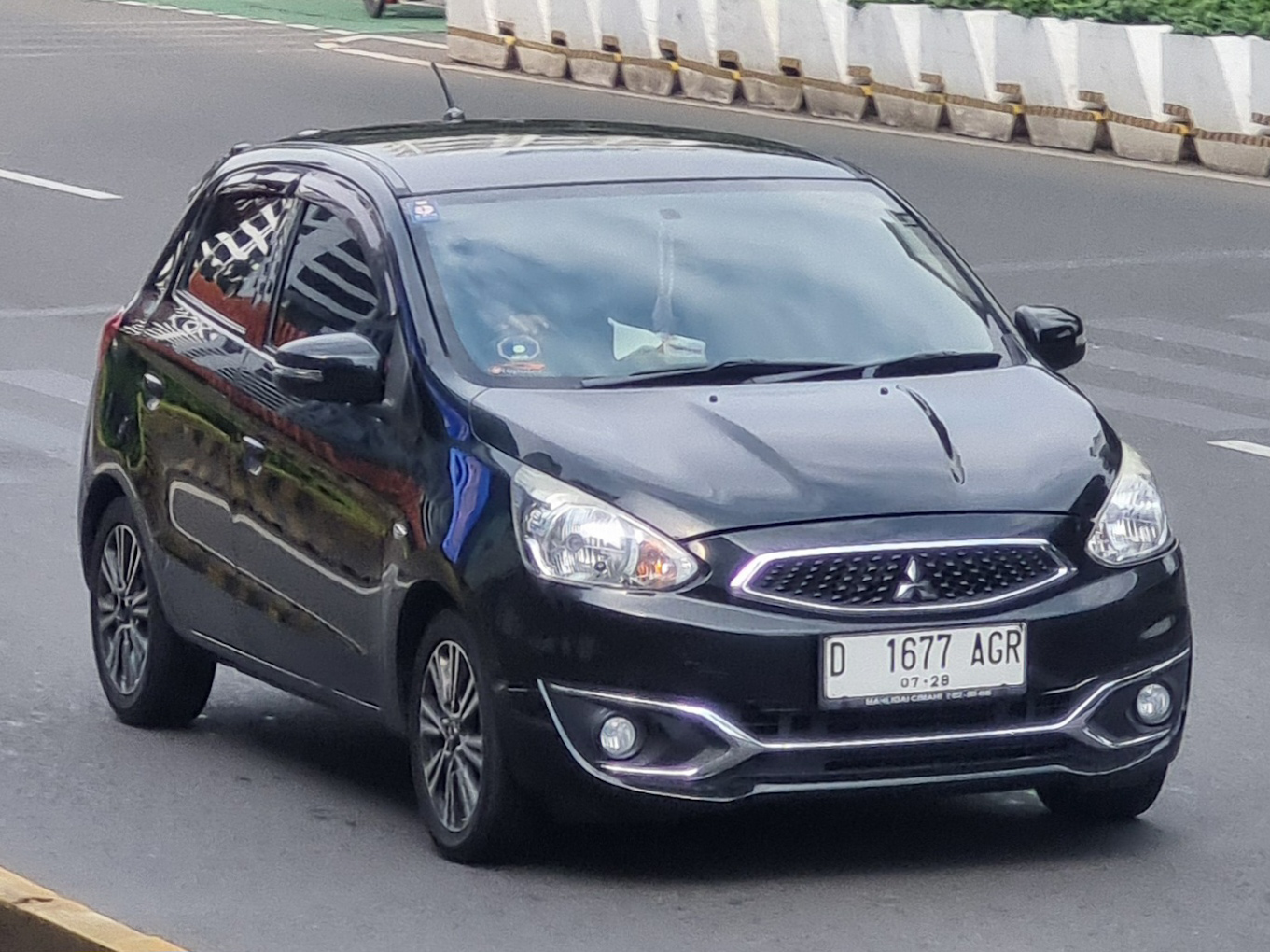 D 1677 AGR, Mitsubishi Mirage 6th gen Hatch (A00/LA), 1st facelift, 2016–2020
