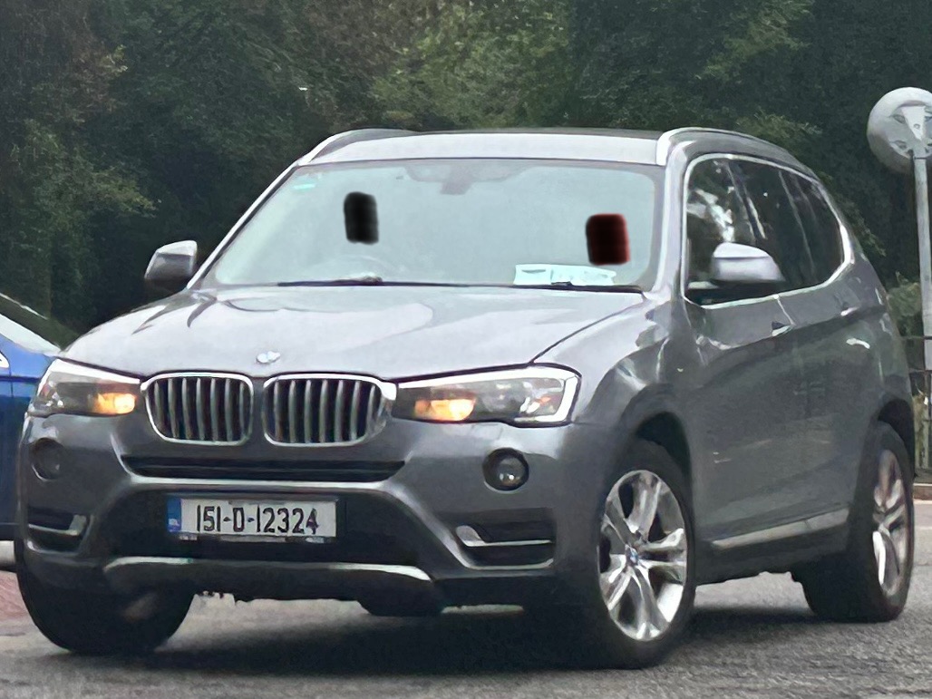 151-D-12324, BMW X3 2nd gen (F25), facelift, 2014–2017