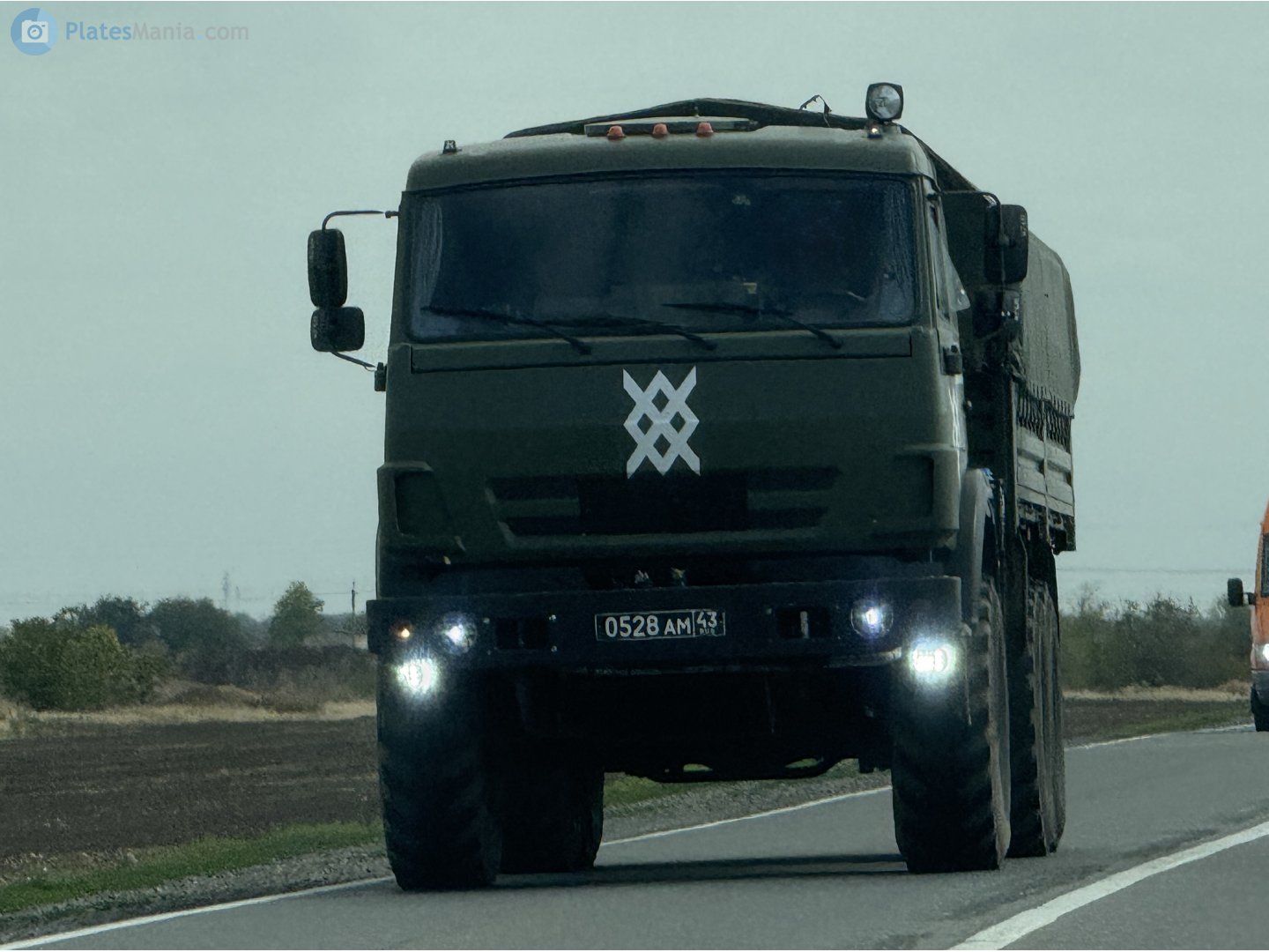 0528 ам 43, KamAZ 5350 5350М Мустанг (Mustang), facelift, 2023–