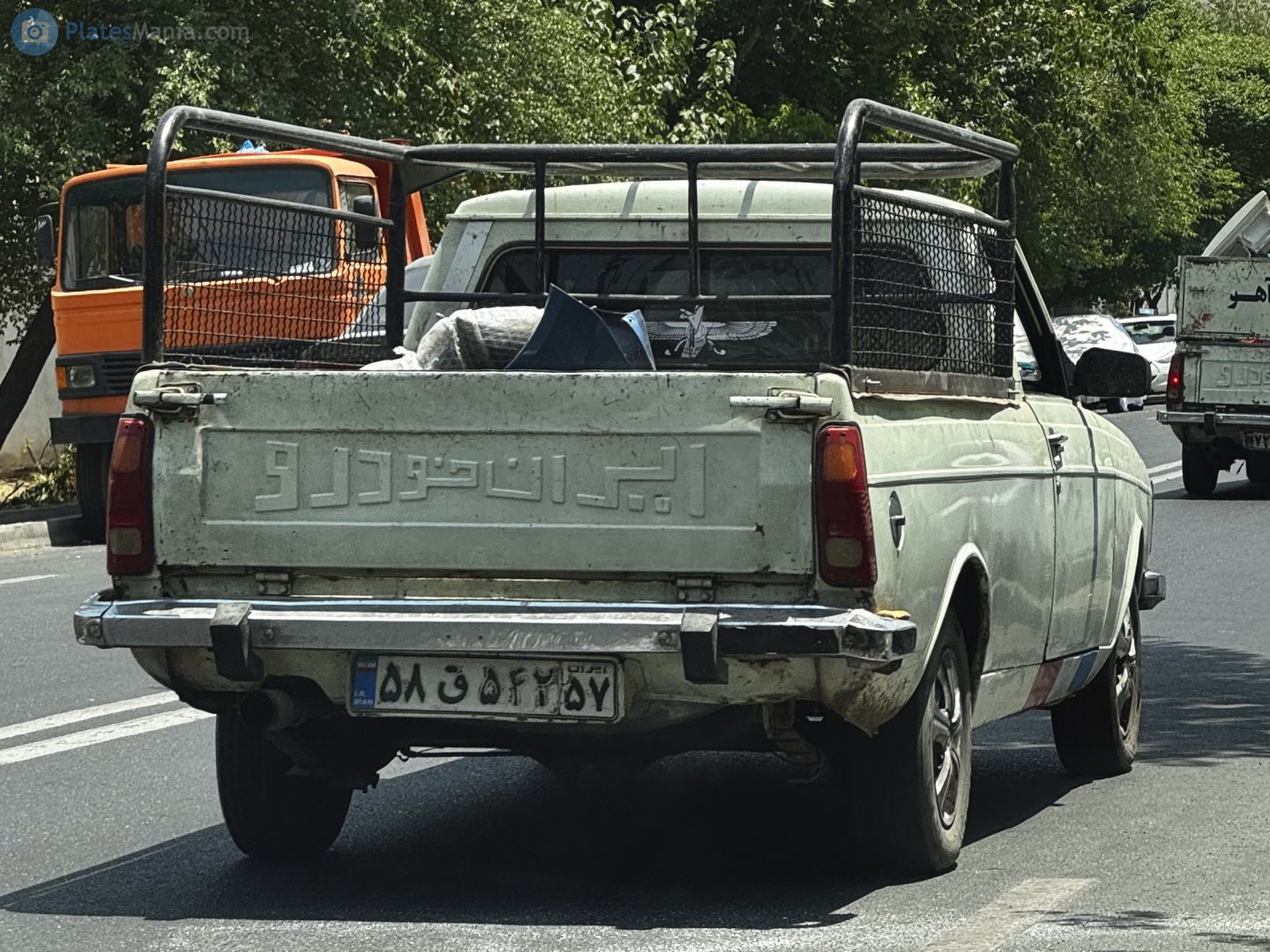 ۵۸ق۵۴۲ ۵۷, Iran Khodro Paykan 1st gen Pickup, 1967–2015