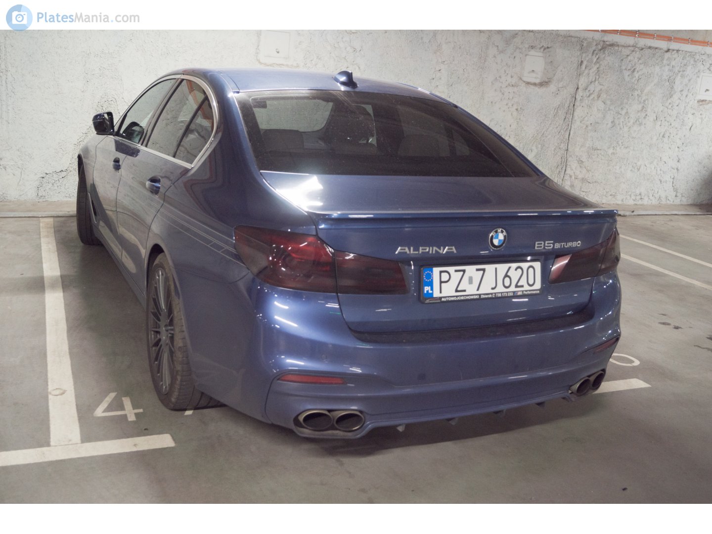 PZ 7J620, BMW 5 Series 7th gen Alpina B5/D5 Sedan (G30), 2017–2020