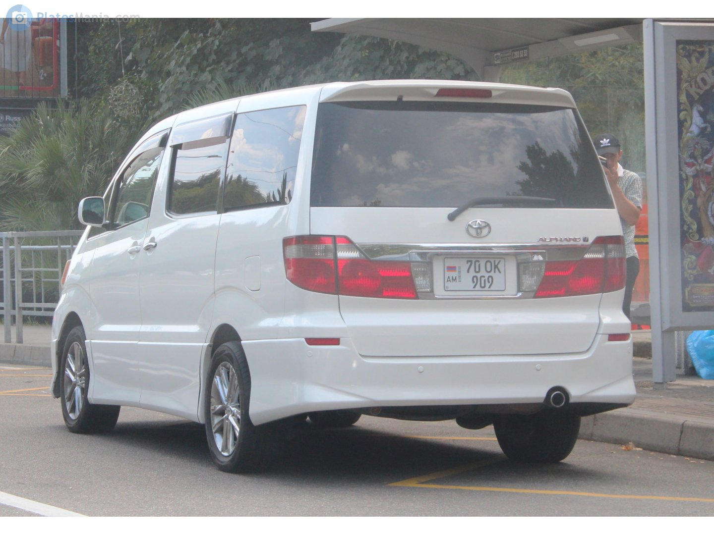 70 OK 909, Toyota Alphard 1st gen (G/V) (AH10), 2002–2008