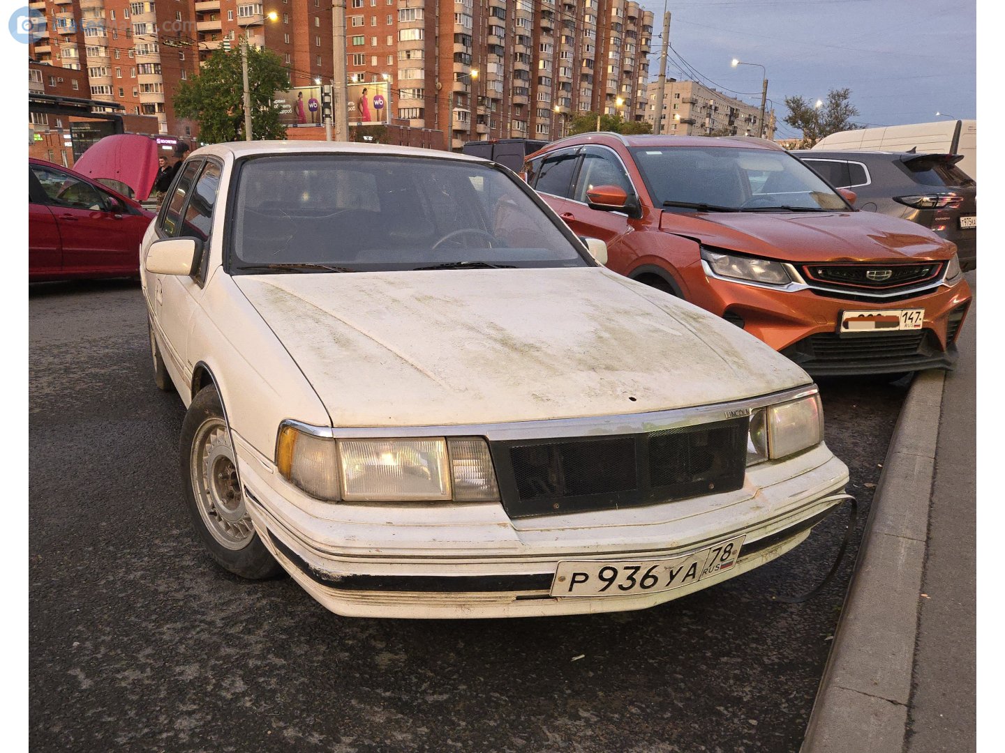 р 936 уа 78, Lincoln Continental 8th gen (54; FN9), 1987–1994
