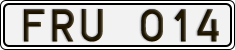 License plate of Sweden, Regular plates